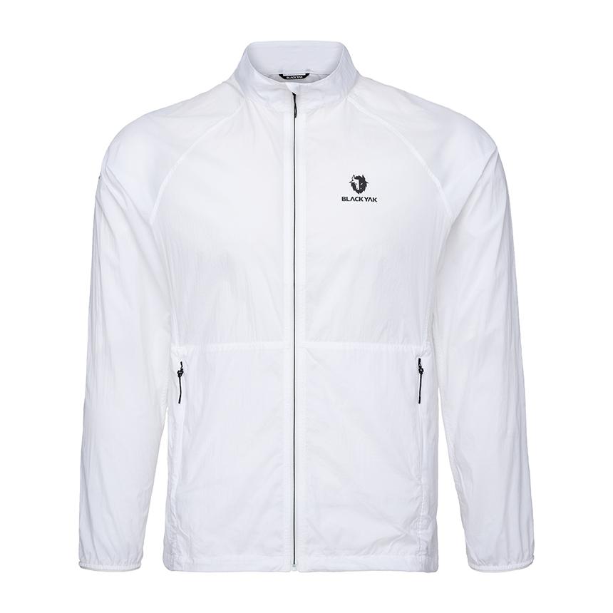 Blackyak Men'S Trail Running Comfort Windproof Jacket #1_Wh