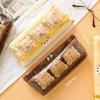 Style Soft Pencil Bag With Dual Compartment Cookie Pattern For School Supplies