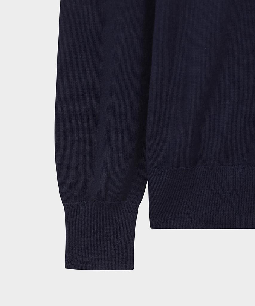 BROOKS BROTHERS Merino Wool Turtleneck Sweater (Navy) (Bbwumf4323Qew)