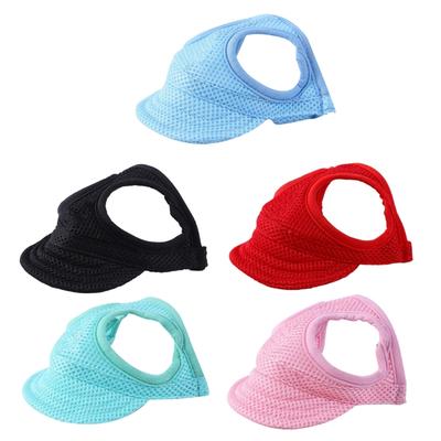 Fashion Pet Baseball Cap For Walking Traveling Breathable Fabric Sun Hat for Outdoor Activity Sports Photo Essential
