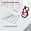 Dual-Fold Wireless Bluetooth Keyboard for Phones, Tablets, Laptops - Premium Business Portable Keyboard
