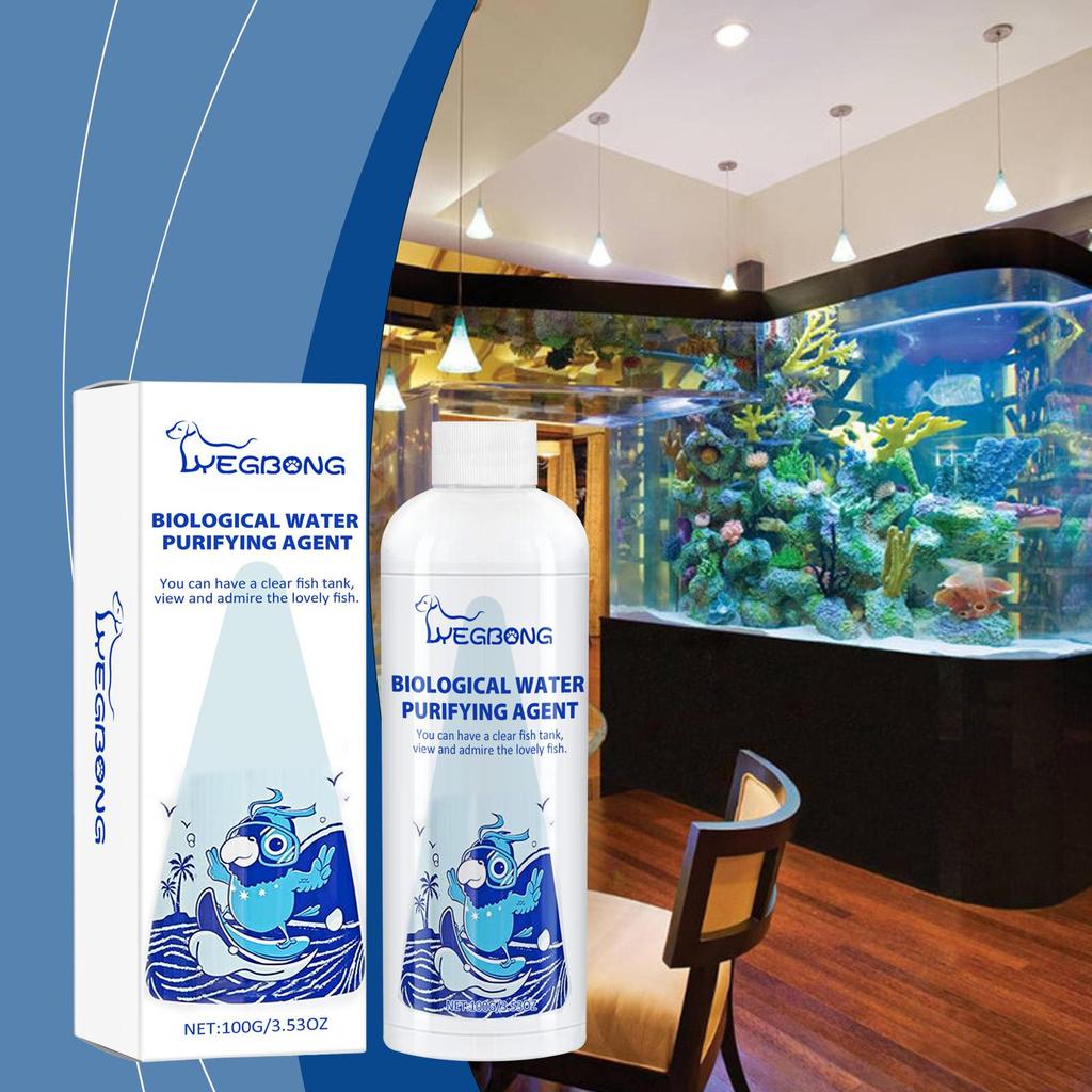 YEGBONG Aquarium Wasserreiniger Algenentferner Aquariumreinigung Moosentferner Algenentferner Aquariumwasserreinigung Moosentferner