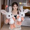 Cute Long-Eared Rabbit Plush Toy - Cartoon Big-Eyed Doll for Kids' Companionship and Gifts