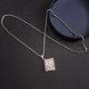 European American Street Cross-symbol Clavicle Chain Bible Religious Necklace