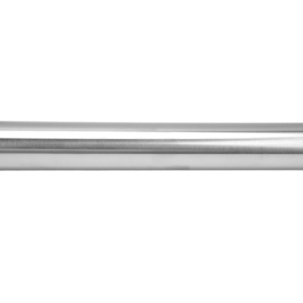 Silver Rolling Pin 304 Stainless Steel Dough Roller Durable Pizza Dough Roller  Home Kitchen