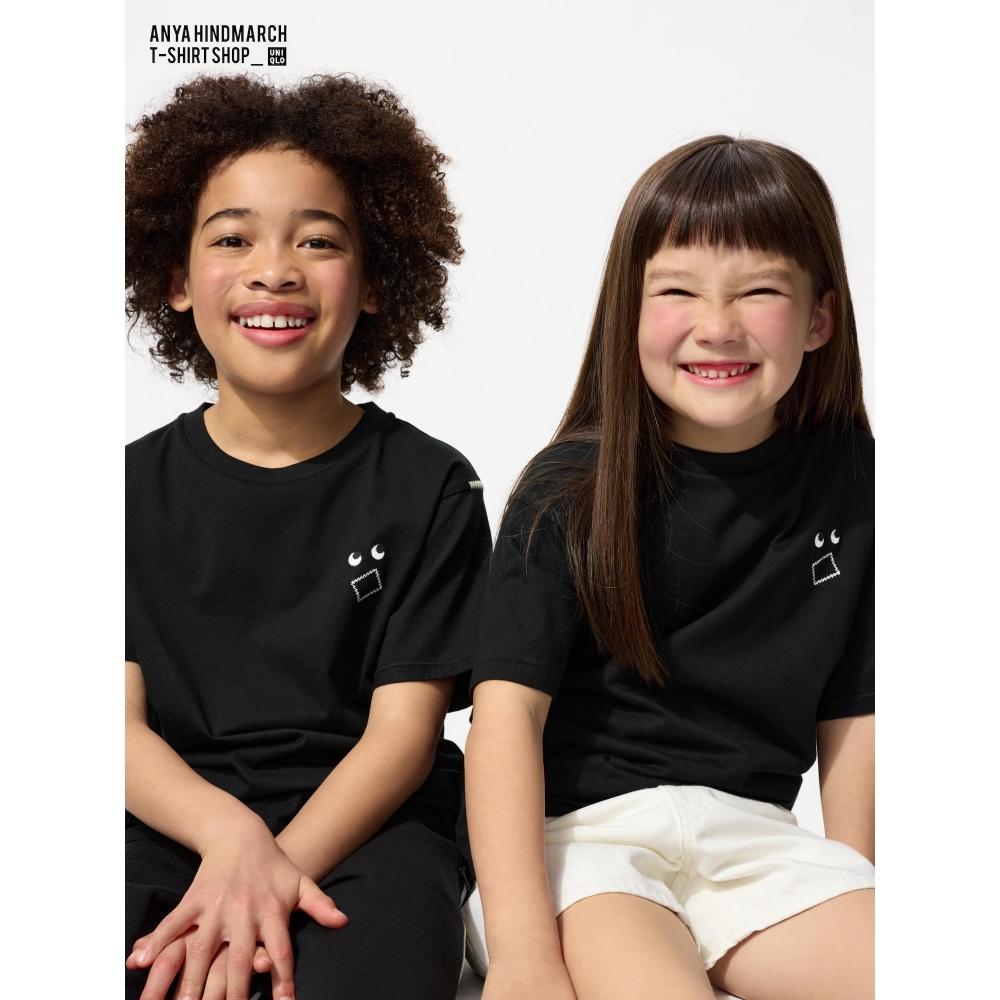 

Uniqlo Футболка KT1easy Kids T B 09 BLACK/KIDS 100