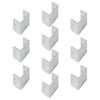 Heavy Duty Galvanized Fence Clip  Secure Windproof Panel Attachment multiple  Sized Not  Corrosion Metal Fasteners for Home