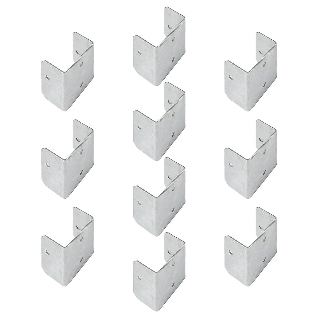 Heavy Duty Galvanized Fence Clip Secure Windproof Panel Attachment multiple Sized Not Corrosion Metal Fasteners for Home