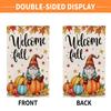 Easy Install Thanksgiving Yard Flag Fall Outdoor Decoration with Waterproof Sun Resistant Fabric Outdoor Hanging Flags