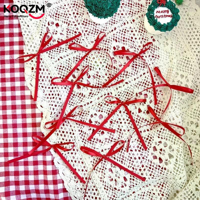 10Pcs Bow Ribbon Cake Decoration Desserts Home Decor Birthday Party Kids Wedding Valentine's Day Evening Events Dessert Decor