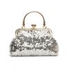 2025 New Dinner Bag Fashion Celebrity Clutch Bag One Shoulder Oblique Span Bag Versatile Sequin Bag Women's Small Handbag