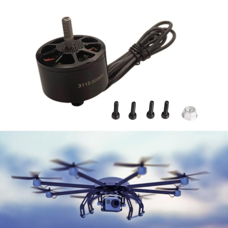 Lightweight 3115 900KV 3-6S Brushless Motor Replacement for Long Distance FPV Frame Drones Replacement Accessories