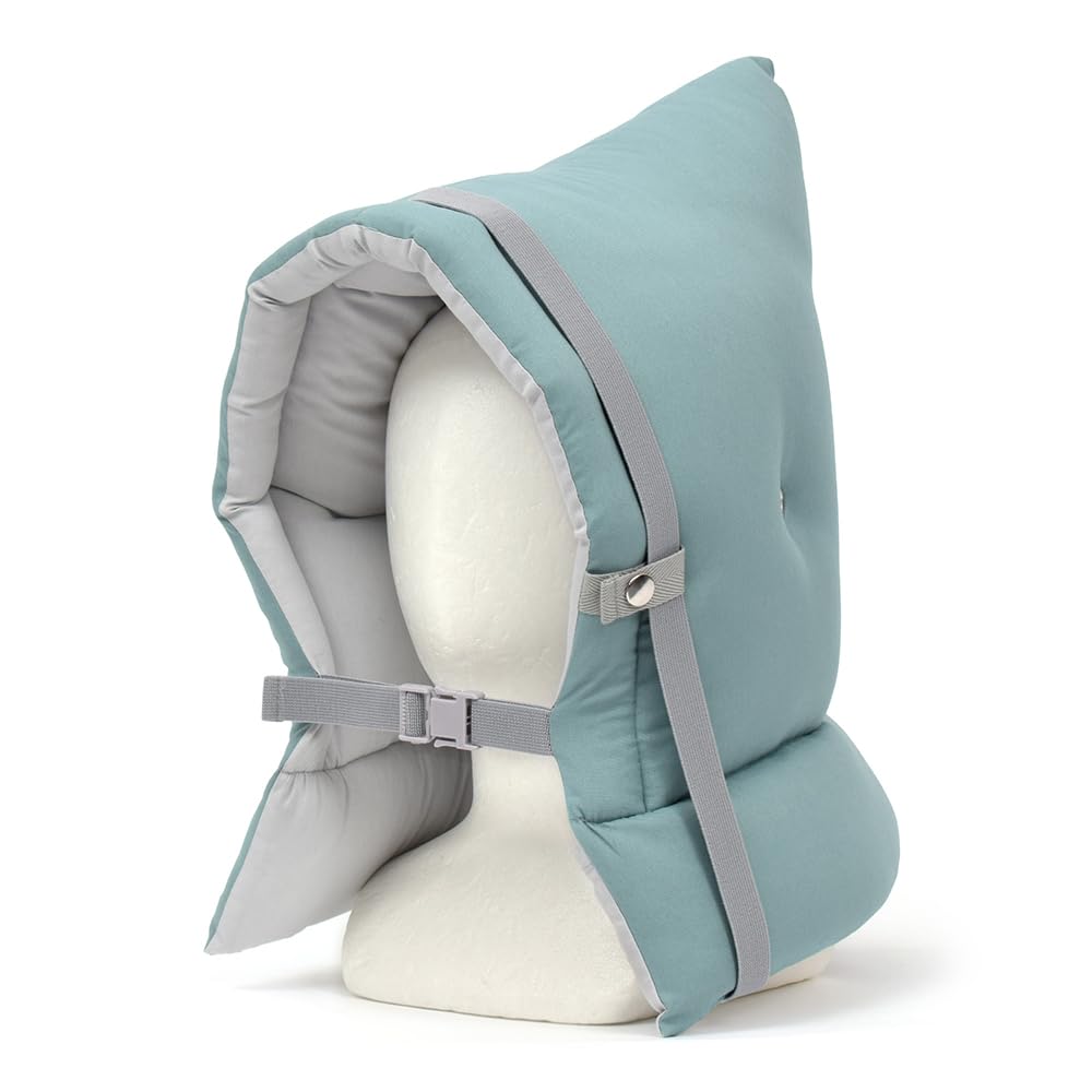 

КРАСОЧНЫЙ КОНФЕТНЫЙ СТИЛЬ Капюшон для защиты от бедствий эластичный для фиксации Матовый однотонный цвет Матовый бирюзовый Ученик начальной школы Дети Подушка Стул