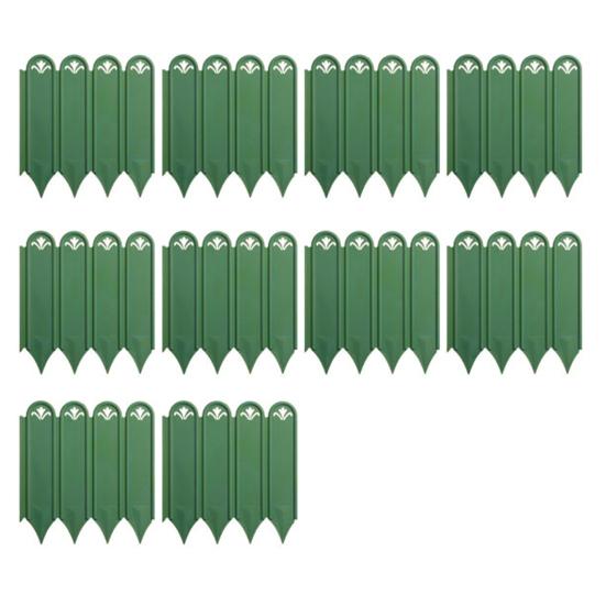 10 Pcs Garden Landscape Edging Panels Connectable Landscaping Panels No Digging Needed Lawn Fence Border for Dividing Yard Flower Bed Areas