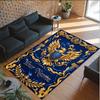 American Patriotic Theme Crystal Velvet Rug Personalized Custom Name Text Soft Floor Mat Home Decor