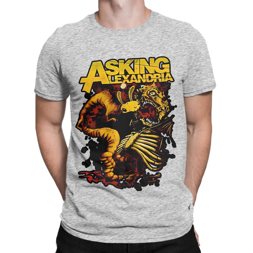 Askings Alexandrias Roll Novelty 100 Cotton TShirt Asking Alexandria Tees Tops For Unisex