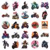 50Pcs Nordic Vintage Motorcycle Stickers - Waterproof Graffiti Decals for Decor & Hobby Display