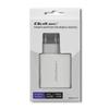 Qoltec Wall Charger 18W | 5-12V | 1.5-3A | USB Type C PD | USB QC 3.0 | Black