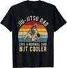 Maglietta Retrò Jiu-Jitsu Papà BJJ Uomo Padre Regalo Vintage Maglietta Unisex