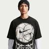 T Shirts Men's Black Crew Neck