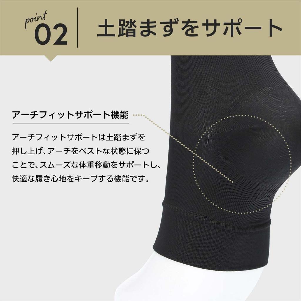 Naigai General Medical Device Compression Graduated Compression 30hPa 20hPa Knee Comfortable Compression Product 03070324 Women's Socks, Design,