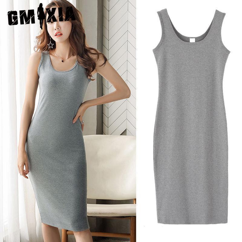 GMXIA Women Fashion Round Neck Sexy Sleeveless Mini Dress Fashion Dress