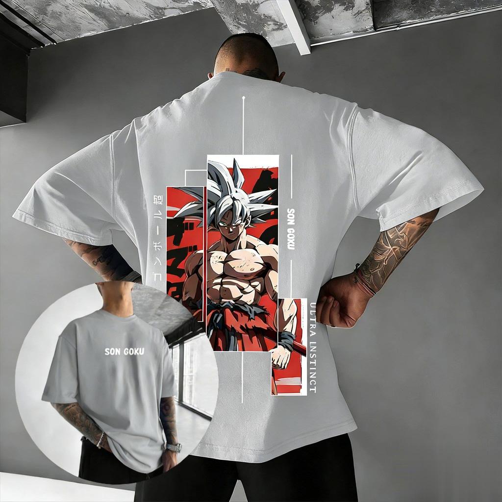 Dragon Ball Z Son Goku T-shirt Uomo Donna Anime Cotone Maglietta 2026 Estate Oversize Casual Streetwear Manica Corta Stampa Grafica Top