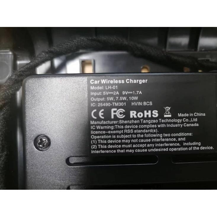 CarQiWireless Wireless Charger for Toyota Tundra 2014 2015 2016 2017 2018 2019 2020 2021, Center Console Wireless Charger Tray Phone Charging Pad for