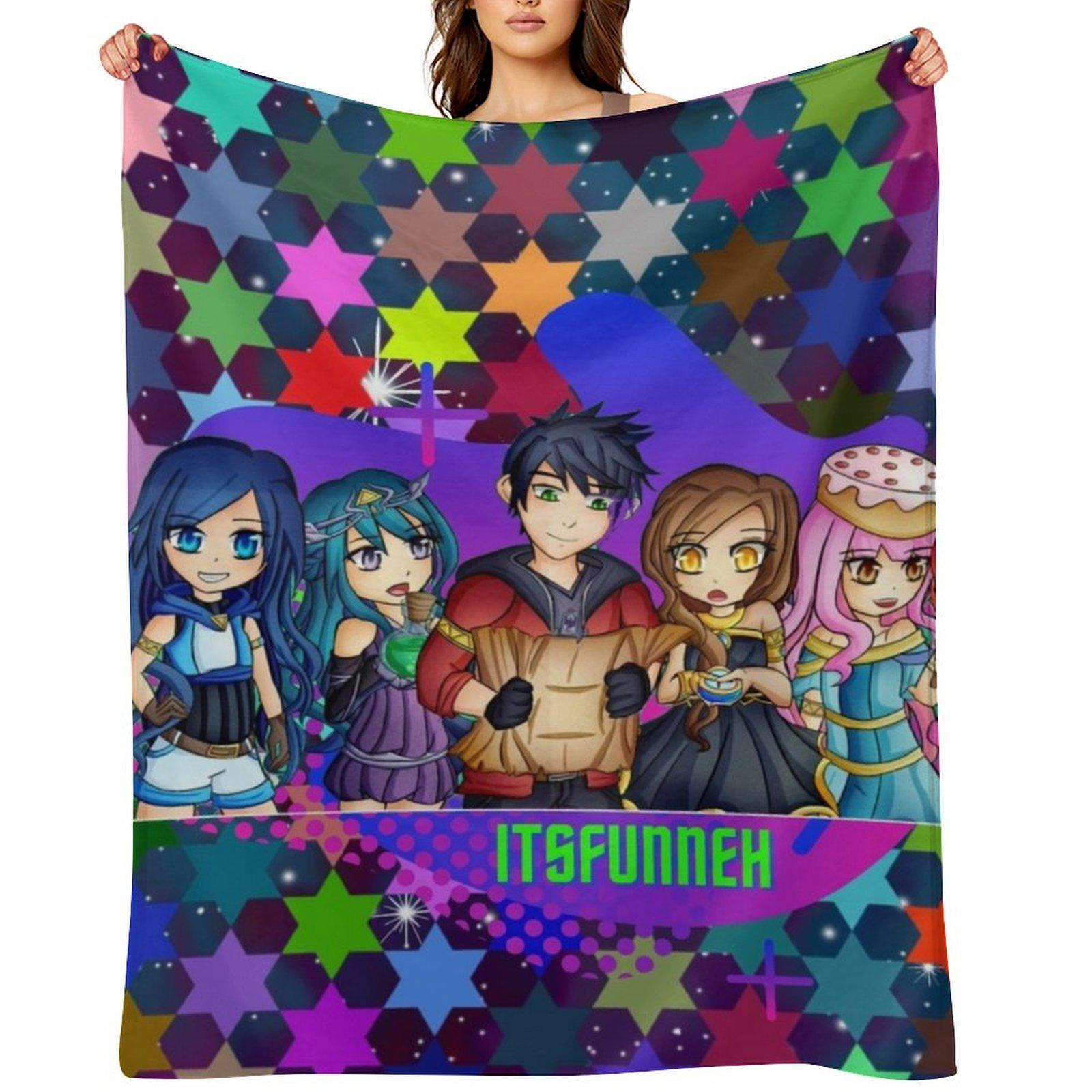 itsfunneh и The Krew, Звезды Плед Туристический Роскошный Дизайнерский Односпальный Ретро Пледы 30x40in