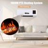 Wall Mounted Space Heater with Natural Air Heating, Timed Digital Display, Home Office, Dormitory 2-in-1