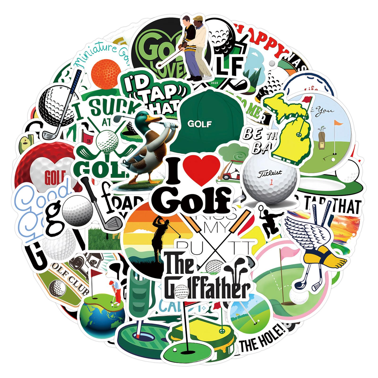 

60 New Golf Sports Graffiti Stickers Decorative Scooter Suitcase Notebook DIY Stickers