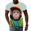 Summer Fashion Short Sleeve T-Shirt 3D Print Tee