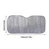 Car Front Windshield Foldable Sun Shade Heat Insulating Sun Visor UV Block Accessory Suitable For SUV Truck Outdoor ParkingWindshield Sunshades 1