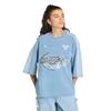 ADIDAS Adilenium Season 5 Oversized Denim T-Shirt - Light Blue / Kz5011