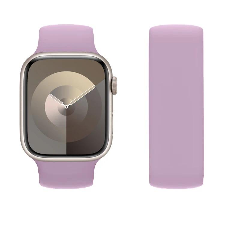 Straps for Apple Watch Band 40mm 44mm 45mm 41mm 46 mm 49mm 42mm Elastic Solo loop bracelet iWatch series 3 SE 6 7 8 9 10 ultra 2