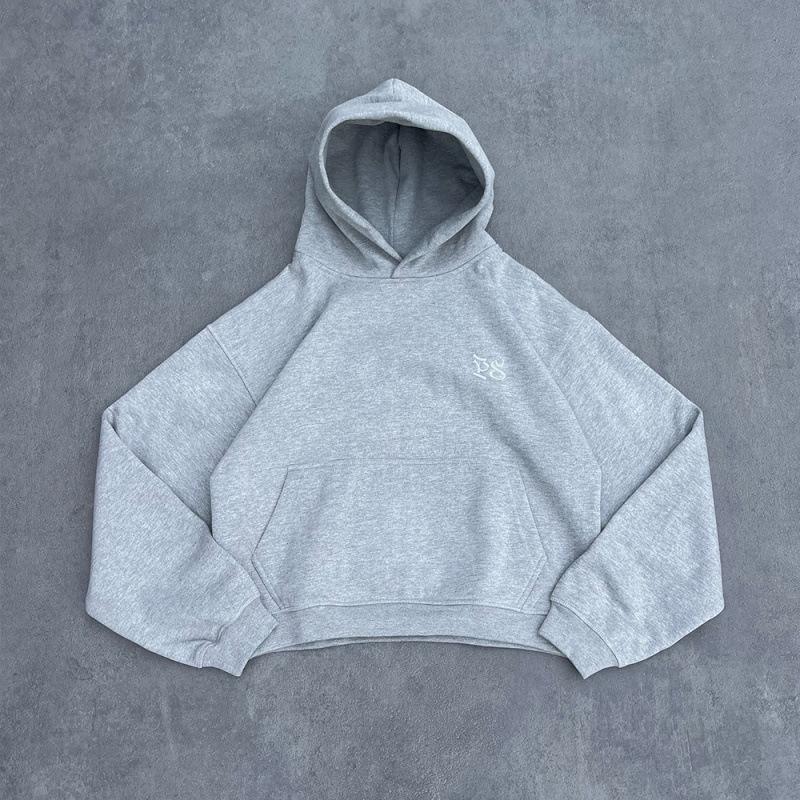 Y2K Embroidered Letter Hoodie - Unisex European & American Street Punk Style for Autumn/Winter