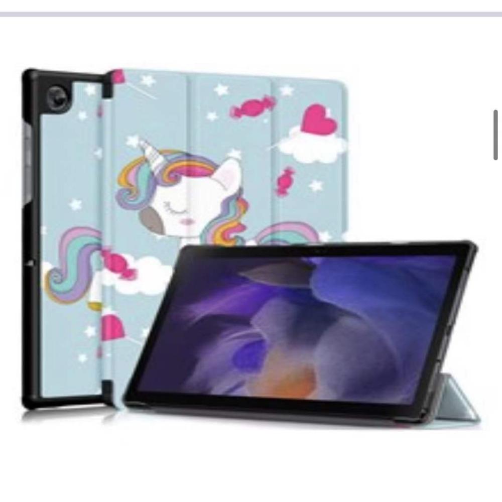 For Samsung Tab A9 2023 Case Premium Leather Tri Fold Stand Cover for A9 Plus Tablet Shockproof Protective Sleeve