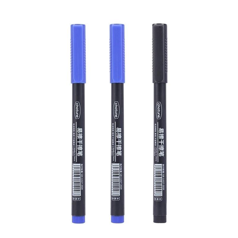 3 Colors 0.5mm Dry Erase Markers Erasable Whiteboard Marker Pen Office School White Board Art Marker Stationery Extra Fine Tip