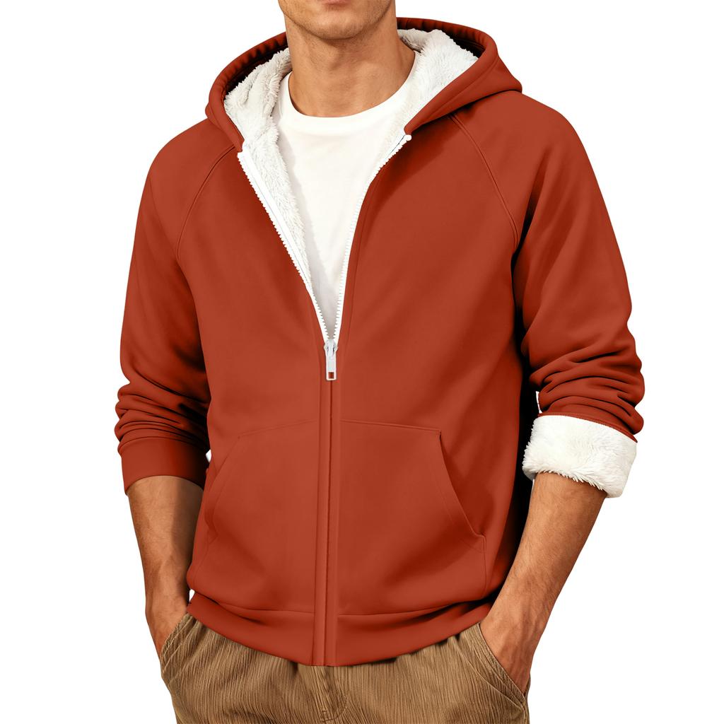 Men's Casual Warm Hooded Jacket