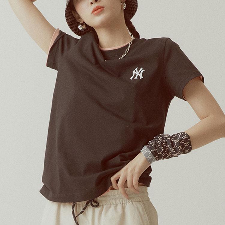 New MLB New York Yankees T Shirts Unisex Black 31TSC9131-50L