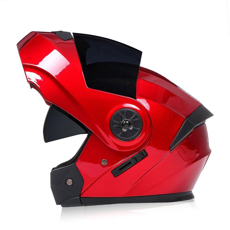 BLD Factory-direct Electric Motorcycle Helmets With Dual Lenses Removable Detachable Cycling Men Women