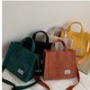 Women's Bag Corduroy 2026 New Small Square Bag Bag Handbag Shoulder Bag Portable