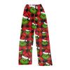 Damen Freizeithose mit lockerem Schnitt und Weihnachtsdruck