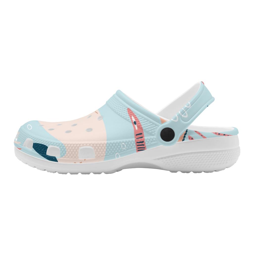 Unisex Graphic Printed EVA Clogs Soft Comfortable Breathable Lightweight Slip On Casual Footwear Summer Sandals Daily Walking Wear