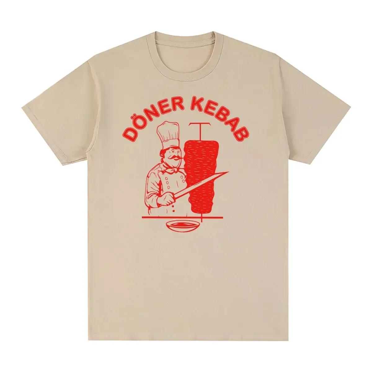 

Womens Tops Doner Kebab Vintage men clothing graphic 2024 Fashion Hip Hop Japanese Streetwear Cotton Men T shirt New Tee Tshirt XXL