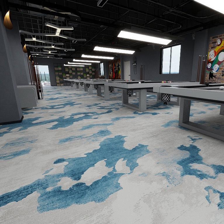 Thickened Nylon Soundproof Carpet for Hotel, Cinema, Billiard, and Club Rooms