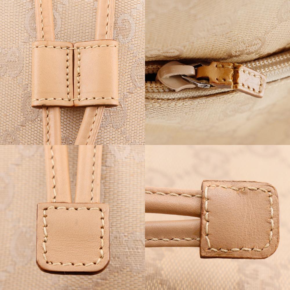 GUCCI Backpack Backpack Daypack 003.0242 beige GG canvas Women Used