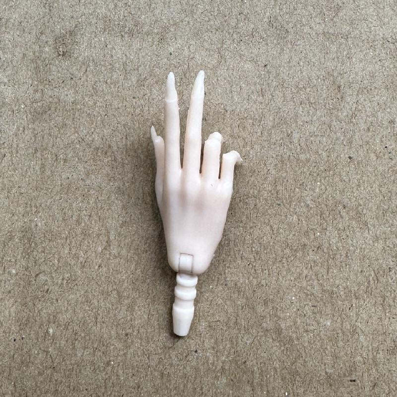 1pcs MENGF Body Replacement Hands With Long Nails Different Gestures Universal For 1/6 FR/IT Doll Super Model DIY Manicure