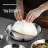 maxcook (Maxcook) 316L Stainless Steel Plate And Bowl Set, 22cm Thickened Wide Deep Shatterproof MCWA1748