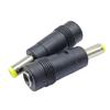 Portable Laptops Charging Adapter DC5.5x2.1mm To DC5.5x1.7mm Charging Converter Head Power Conversion Adapter Black